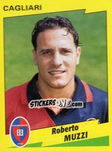Sticker Roberto Muzzi - Calciatori 1996-1997 n. 89 - Panini