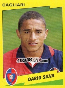 Sticker Dario Silva - Calciatori 1996-1997 n. 90 - Panini