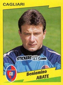Sticker Beniamino Abate - Calciatori 1996-1997 - Panini
