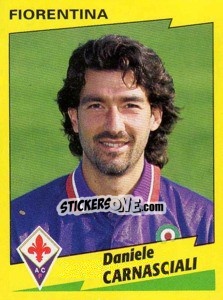 Sticker Daniele Carnasciali - Calciatori 1996-1997 - Panini