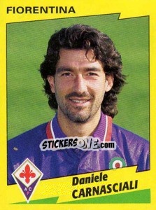 Sticker Daniele Carnasciali - Calciatori 1996-1997 n. 97 - Panini