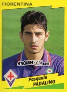 Sticker Pasquale Padalino - Calciatori 1996-1997 n. 98 - Panini