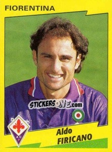 Sticker Aldo Firicano - Calciatori 1996-1997 n. 99 - Panini