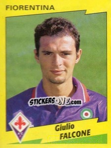 Sticker Giulio Falcone - Calciatori 1996-1997 n. 102 - Panini