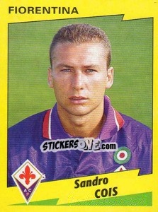 Sticker Sandro Cois - Calciatori 1996-1997 - Panini