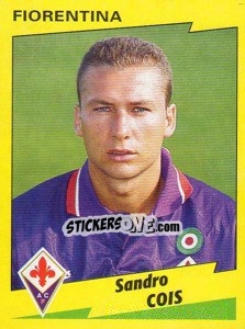 Sticker Sandro Cois - Calciatori 1996-1997 n. 103 - Panini