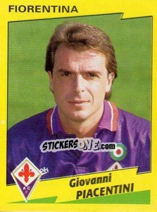 Cromo Giovanni Piacentini - Calciatori 1996-1997 - Panini