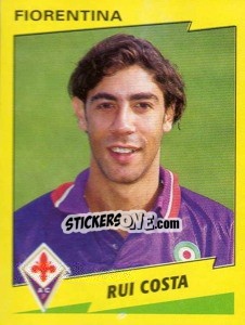 Sticker Rui Costa - Calciatori 1996-1997 n. 105 - Panini