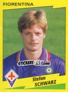 Sticker Stefan Schwarz - Calciatori 1996-1997 n. 106 - Panini