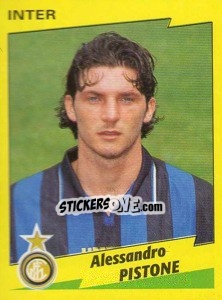 Sticker Alessandro Pistone - Calciatori 1996-1997 n. 117 - Panini