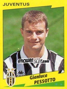 Sticker Gianluca Pessotto - Calciatori 1996-1997 n. 138 - Panini