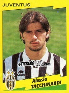 Sticker Alessio Tacchinardi - Calciatori 1996-1997 n. 140 - Panini