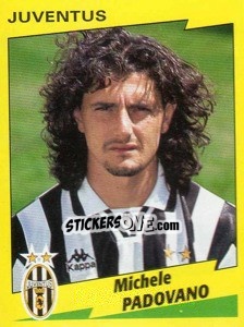 Sticker Michele Padovano - Calciatori 1996-1997 - Panini