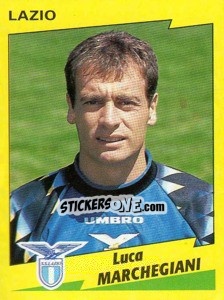 Sticker Luca Marchegiani - Calciatori 1996-1997 n. 153 - Panini
