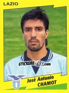 Sticker José Antonio Chamot - Calciatori 1996-1997 n. 156 - Panini