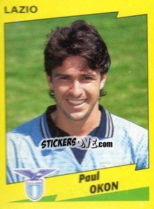 Sticker Paul Okon - Calciatori 1996-1997 n. 159 - Panini