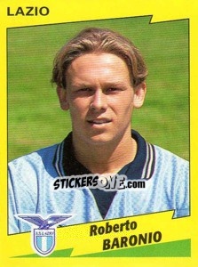 Figurina Roberto Baronio - Calciatori 1996-1997 - Panini