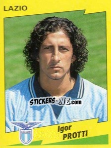 Sticker Igor Protti - Calciatori 1996-1997 n. 167 - Panini