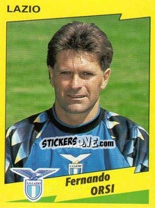 Sticker Fernando Orsi - Calciatori 1996-1997 n. 168 - Panini