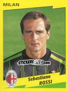 Sticker Sebastiano Rossi - Calciatori 1996-1997 n. 172 - Panini