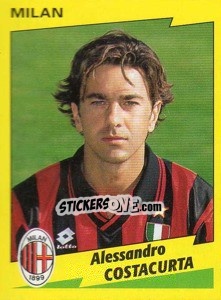 Figurina Alessandro Costacurta - Calciatori 1996-1997 - Panini