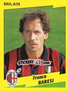 Sticker Franco Baresi - Calciatori 1996-1997 - Panini