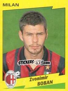 Sticker Zvonimir Boban - Calciatori 1996-1997 n. 182 - Panini