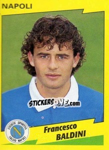 Sticker Francesco Baldini - Calciatori 1996-1997 - Panini