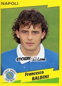 Sticker Francesco Baldini - Calciatori 1996-1997 n. 193 - Panini
