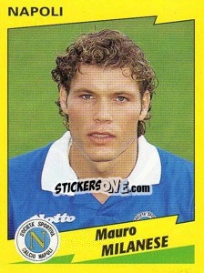 Cromo Mauro Milanese - Calciatori 1996-1997 - Panini