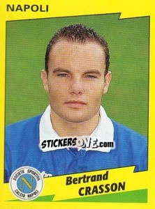 Sticker Bernard Crasson - Calciatori 1996-1997 n. 197 - Panini
