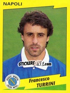 Sticker Francesco Turrini - Calciatori 1996-1997 - Panini