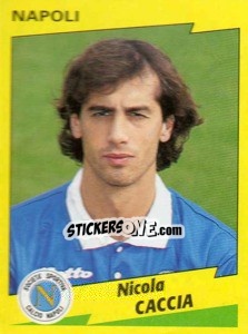 Sticker Nicola Caccia - Calciatori 1996-1997 - Panini