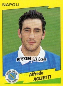 Cromo Alfredo Aglietti - Calciatori 1996-1997 - Panini