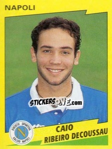 Figurina Caio Ribeiro Decoussau - Calciatori 1996-1997 - Panini