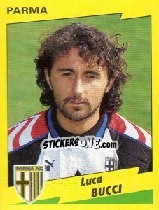 Sticker Luca Bucci - Calciatori 1996-1997 n. 210 - Panini