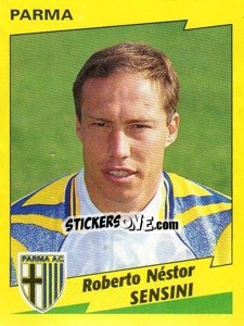 Sticker Roberto Néstor Sensini - Calciatori 1996-1997 n. 217 - Panini