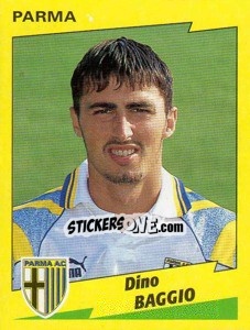 Sticker Dino Baggio - Calciatori 1996-1997 - Panini