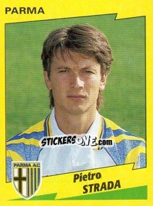 Sticker Pietro Strada - Calciatori 1996-1997 n. 221 - Panini