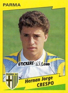 Sticker Hernan Jorge Crespo - Calciatori 1996-1997 - Panini