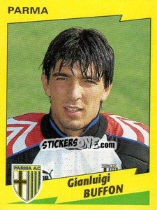 Sticker Gianluigi Buffon - Calciatori 1996-1997 n. 225 - Panini