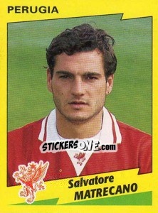 Sticker Salvatore Matrecano - Calciatori 1996-1997 n. 232 - Panini