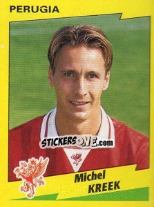 Sticker Michel Kreek - Calciatori 1996-1997 - Panini