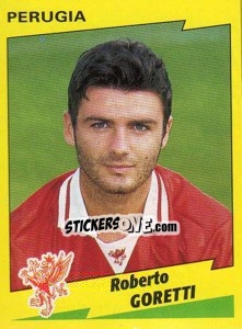 Sticker Roberto Goretti - Calciatori 1996-1997 - Panini