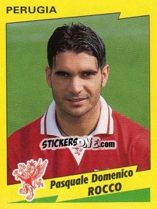 Sticker Pasquale Domenico Rocco - Calciatori 1996-1997 - Panini
