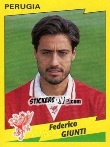 Figurina Federico Giunti - Calciatori 1996-1997 - Panini