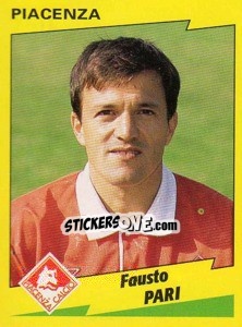 Sticker Fausto Pari - Calciatori 1996-1997 - Panini