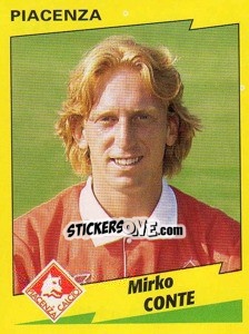 Figurina Mirko Conte - Calciatori 1996-1997 - Panini