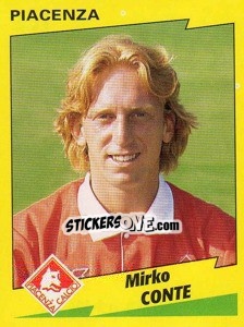 Sticker Mirko Conte - Calciatori 1996-1997 n. 251 - Panini