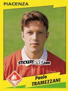 Sticker Paolo Tramezzani - Calciatori 1996-1997 n. 252 - Panini